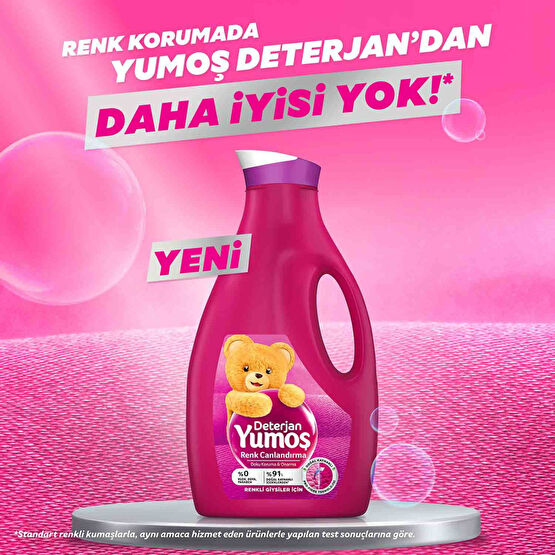 Yumoş Sıvı Çamaşır Deterjanı 2520 ml Renkliler İçin