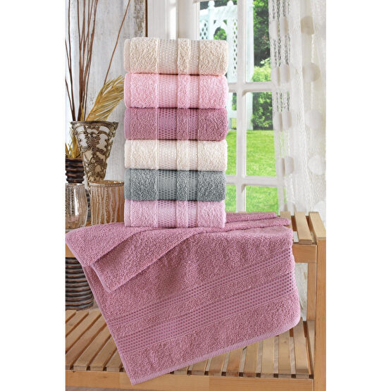 Zeynep Tekstil Stars 6lı 50x90 Cm El&yüz Havlu Seti Banyo Havlusu Fiyatı