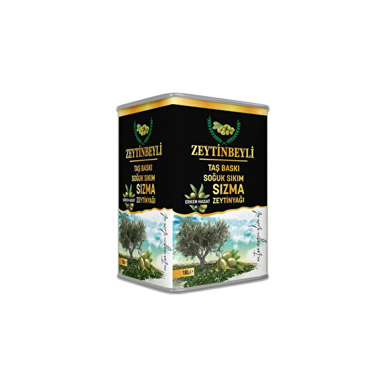 Zeytinbeyli 18 Litre Taş Baskı Soğuk Sıkım Sızma Zeytinyağı Sıvı Yağ ve Zeytinyağı Fiyatı