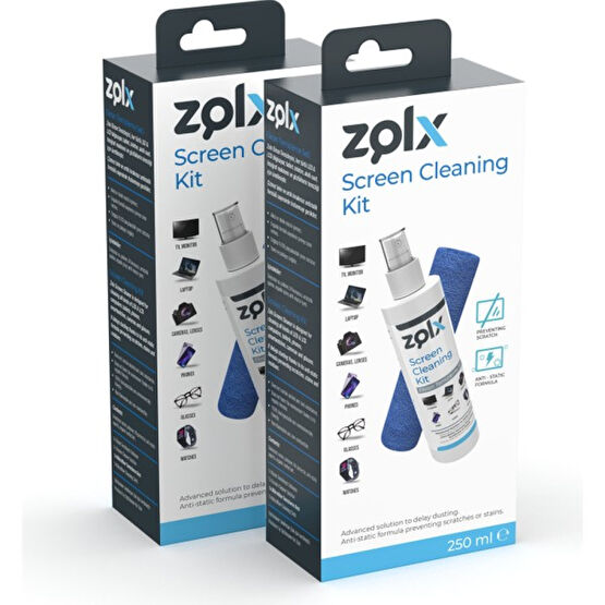 Zolx Ekran Temizleme Seti 250ML * 2 Adet ( Mikrofiber Bez ) Lcd, Led, Ekran, Laptop, Tablet, Bilgisayar, Televizyon, Cep Telefonu, Gözlük, Kamera, ... Temizleme Ürünleri Fiyatı