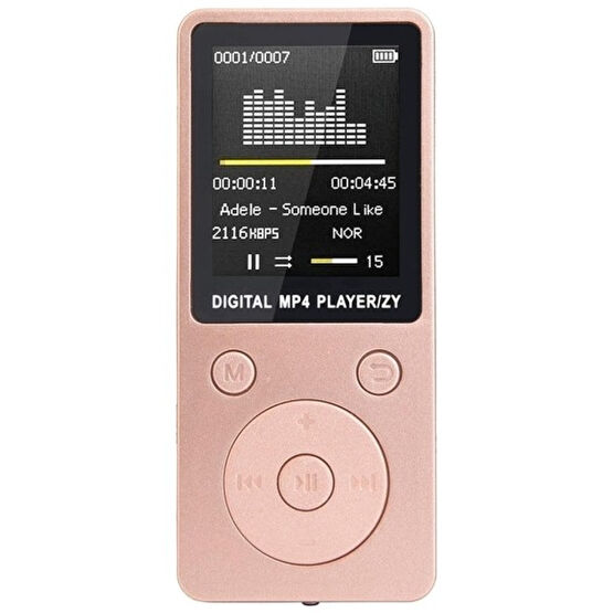 Zsykd Mp4  Ses Müzik Çalar Fm Kaydedici Walkman Player Mp3 (Yurt Dışından) - Pembe MP3 Çalar & iPod Aksesuarları Fiyatı